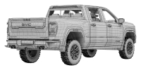 Photo 16 - GMC Sierra 1500 AT4X 2027 3D Model