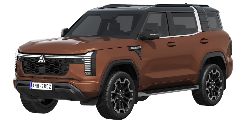 Mitsubishi Pajero 2026 honeycomb grille 3D Model