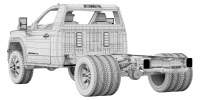 Photo 15 - GMC Sierra 3500 HD Chassis Regular Cab SLE 2026 3D Model