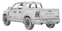 Photo 14 - RAM 1500 Rumble Bee SRT 2027 3D Model
