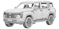Photo 14 - Mitsubishi Pajero 2026 3D Model