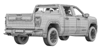 Photo 16 - GMC Sierra 1500 Elevation 2027 3D Model