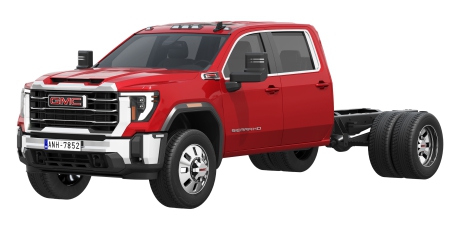 GMC Sierra 3500 HD Chassis Crew Cab SLE 2026 3D Model