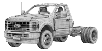 Photo Ford F-550 Super Duty Chassis Regular Cab 2026 3D Model 15