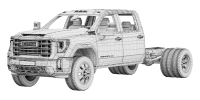 Photo 14 - GMC Sierra 3500 HD Chassis Crew Cab SLE 2026 3D Model