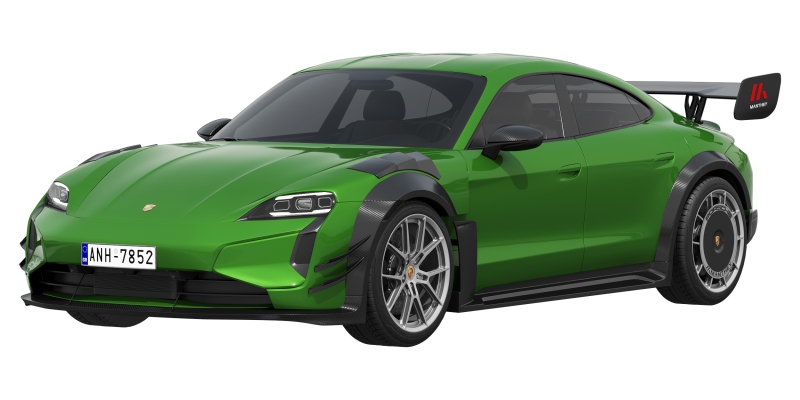 Porsche Taycan Turbo GT Manthey Kit 2027 3D Model