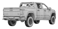 Photo 15 - Chevrolet Silverado 1500 TrailBoss 2027 3D Model
