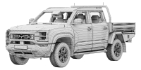 Photo 14 - BYD Shark 6 Dynamic Cab Chassis 3D Model