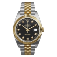 Photo Rolex Datejust 41 bright black dial 2