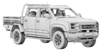 Photo 13 - BYD Shark 6 Dynamic Cab Chassis 3D Model