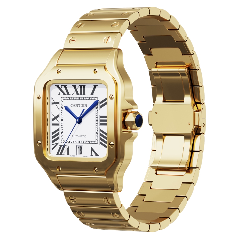 Photo Cartier Santos De Cartier Watch CRWGSA0029