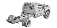 Photo Ford F-550 Super Duty Chassis Regular Cab 2026 3D Model 18
