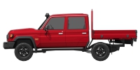 Photo 5 - Toyota Land Cruiser 70 Double Cab Chassis 2024 3D Model