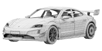 Photo 13 - Porsche Taycan Turbo GT Manthey Kit 2027 3D Model