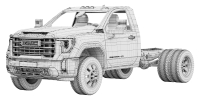 Photo 13 - GMC Sierra 3500 HD Chassis Regular Cab SLE 2026 3D Model