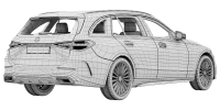 Photo 15 - Mercedes-Benz C-Class Estate AMG-Line 2027 3D Model
