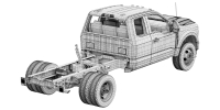 Photo Ford F-550 Super Duty Chassis Super Cab 2026 3D Model 18
