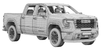 Photo 14 - GMC Sierra 1500 Elevation 2027 3D Model