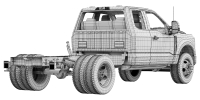 Photo Ford F-550 Super Duty Chassis Super Cab 2026 3D Model 17