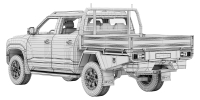 Photo 15 - BYD Shark 6 Dynamic Cab Chassis 3D Model