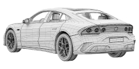 Photo 16 - Mercedes-Benz AMG GT 63 4-door Coupe 2027 3D Model