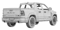 Photo 16 - RAM 1500 Rumble Bee SRT 2027 3D Model