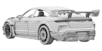 Photo 16 - Porsche Taycan Turbo GT Manthey Kit 2027 3D Model