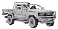Photo 14 - Ford Ranger Super Duty Pickup 2026 3D Model