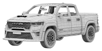 Photo 15 - RAM 1500 Rumble Bee SRT 2027 3D Model