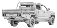 Photo 16 - BYD Shark 6 Dynamic Cab Chassis 3D Model