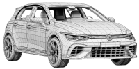 Photo Volkswagen golf 8 R 2022 15