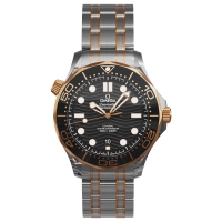 Photo Omega Seamaster Diver 300M gold on steel 2