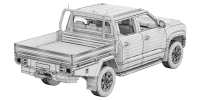 Photo 17 - BYD Shark 6 Dynamic Cab Chassis 3D Model