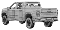 Photo 15 - GMC Sierra 1500 AT4X 2027 3D Model