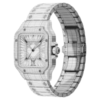 Photo Cartier Santos De Cartier Watch CRW2SA0030 9