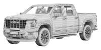 Photo 13 - GMC Sierra 1500 Denali 2027 3D Model