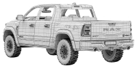 Photo RAM 1500 SRT TRX 2027 15