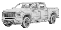 Photo 14 - Chevrolet Silverado 1500 High Country 2027 3D Model
