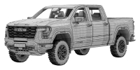 Photo 13 - GMC Sierra 1500 AT4X 2027 3D Model